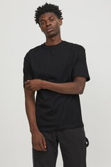 Springfield Playera oversize algodón negro