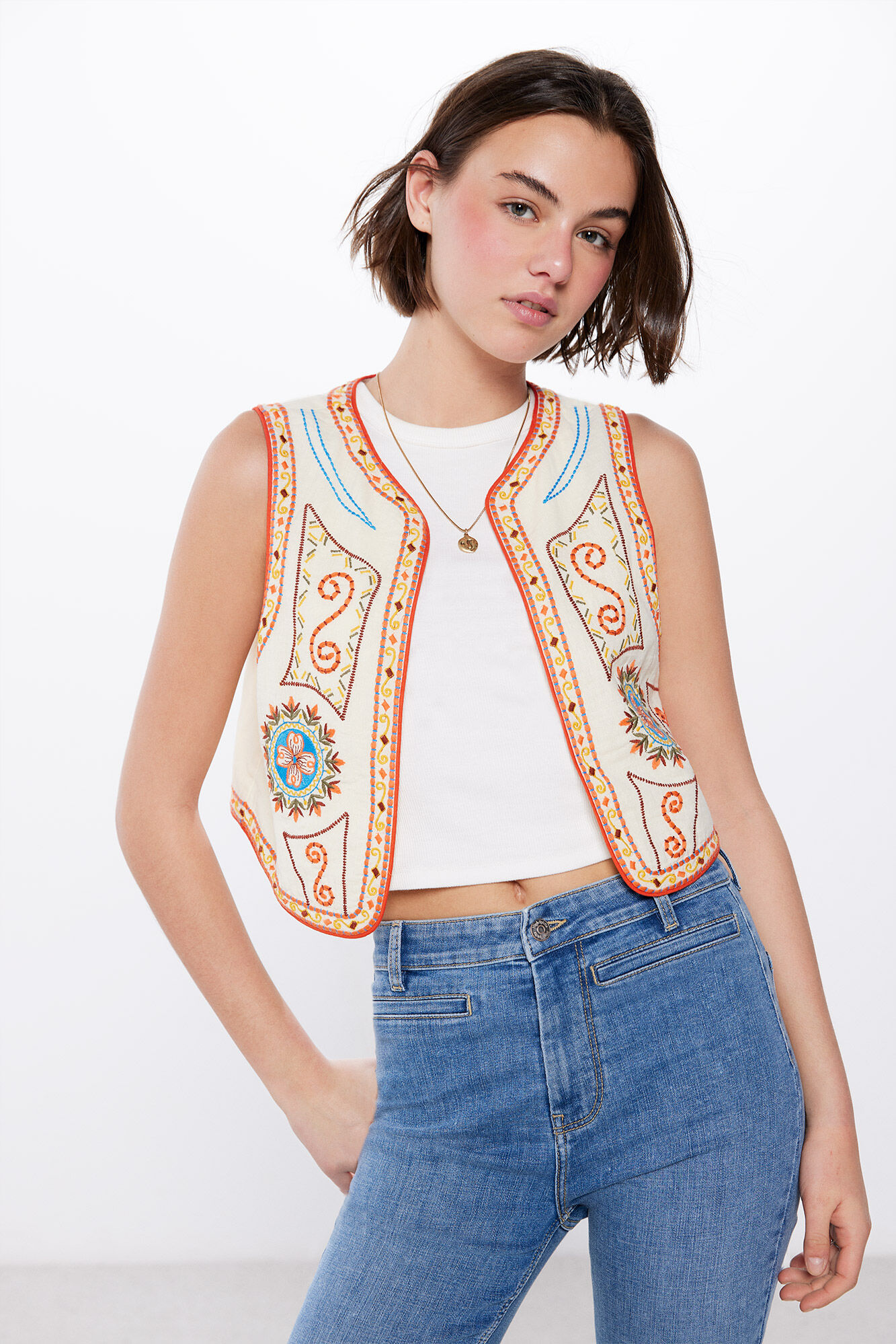 Chalecos mujer springfield outlet
