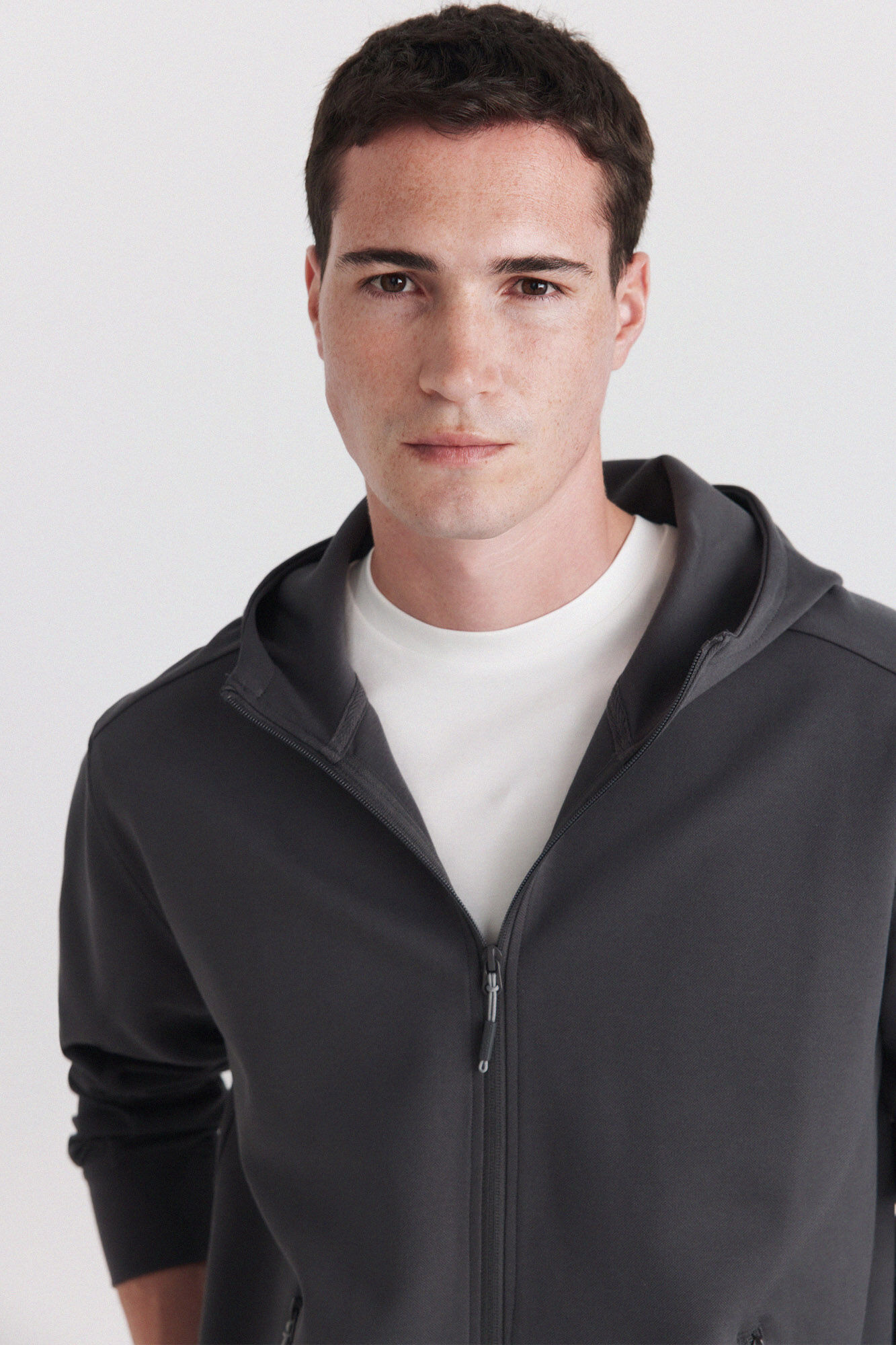 Springfield Sudadera t&eacute;cnica con capucha gris