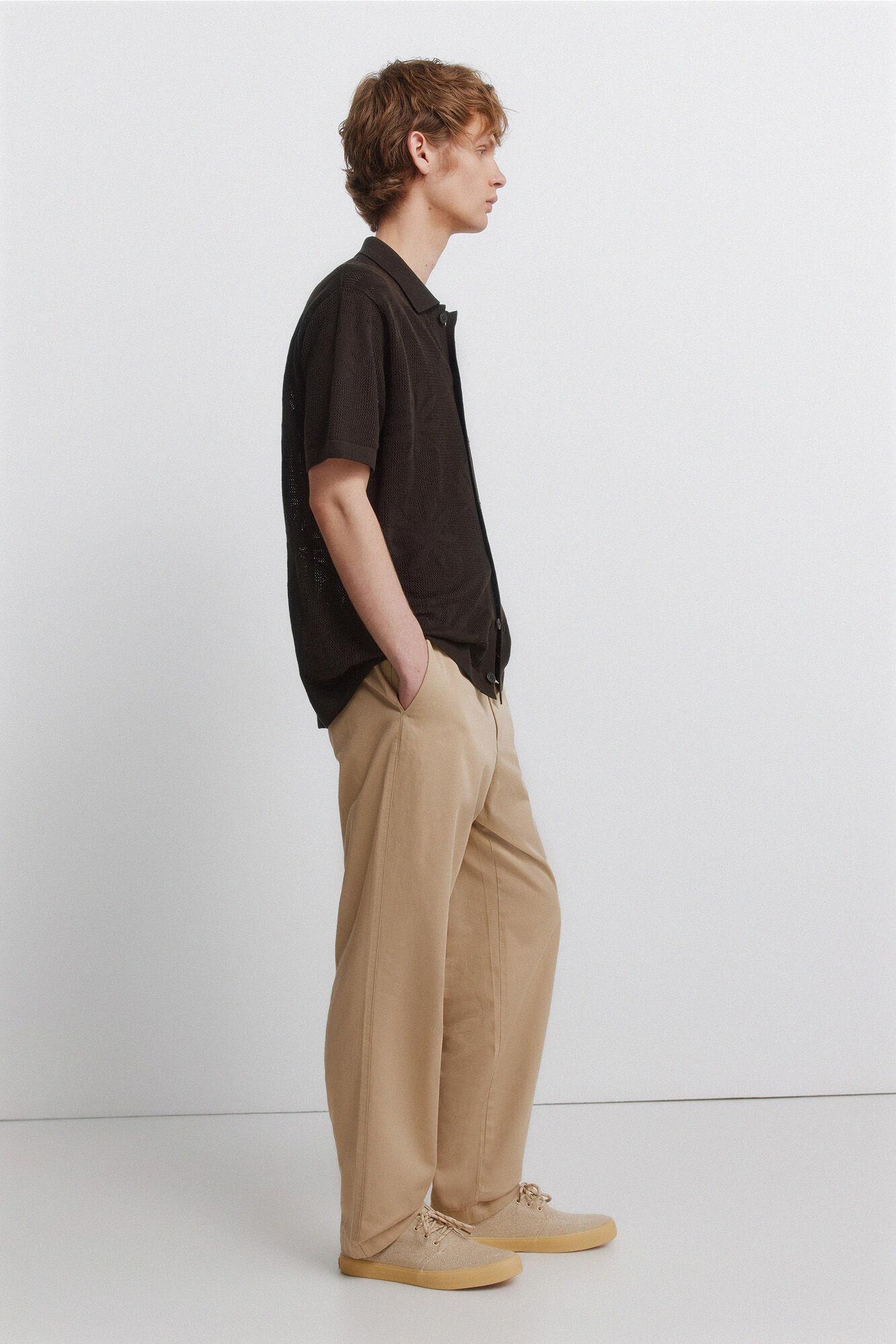 Springfield Pantal&oacute;n chino relaxed fit beige
