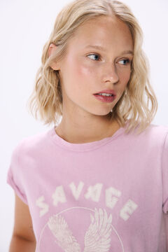 Springfield Playera gráfica morado/lila