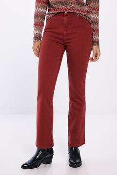 Springfield Jeans kick flare color púrpura