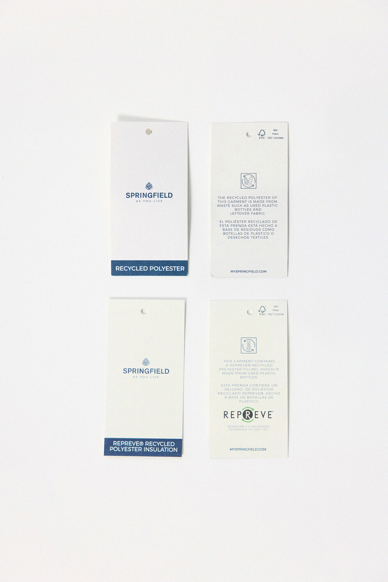 Springfield Bomber combinada varsity cuadros azul