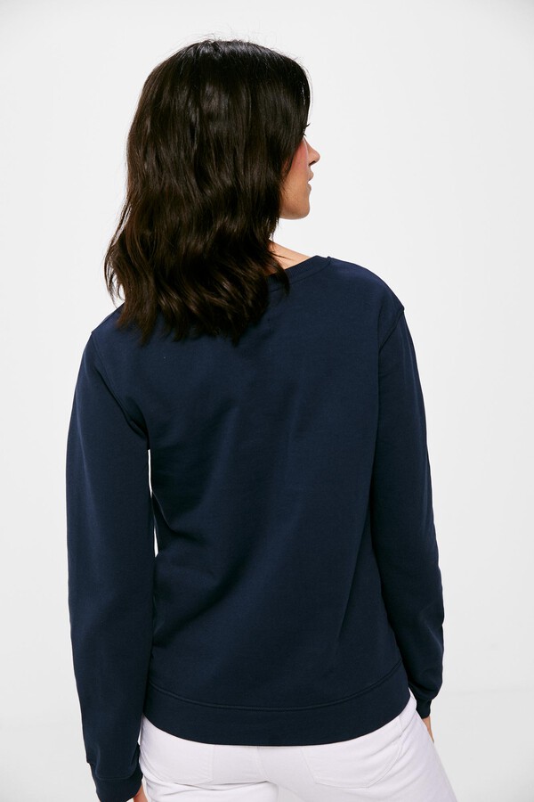 Springfield Sudadera "Don´t look back" marino