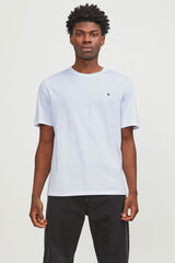 Jack & Jones Playera de manga corta con logo natural