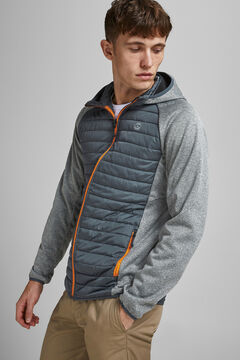 Springfield Chamarra acolchada combinada gris