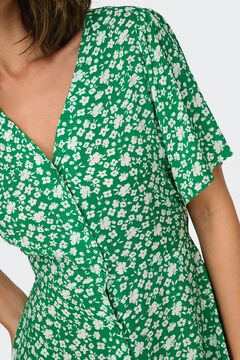 Springfield Vestido corto estampado verde
