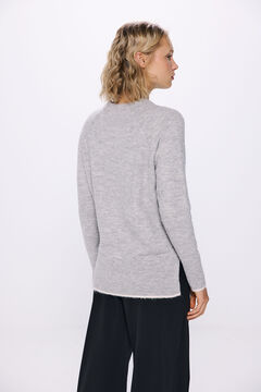 Springfield Suéter cuello redondo contrastes gris