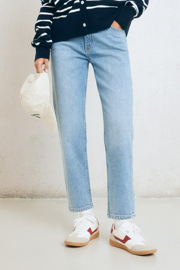 Springfield Jeans mom azul