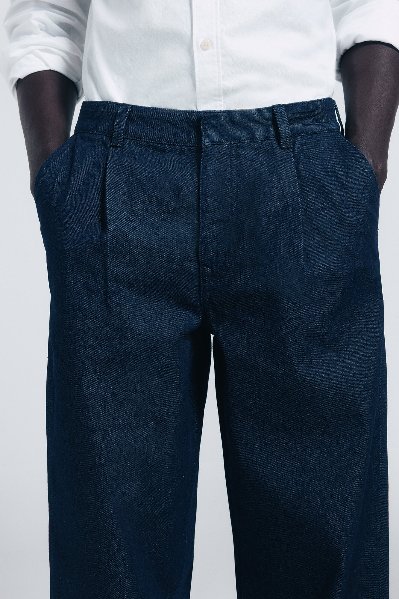 Springfield Jeans chino lavado desencolado marino