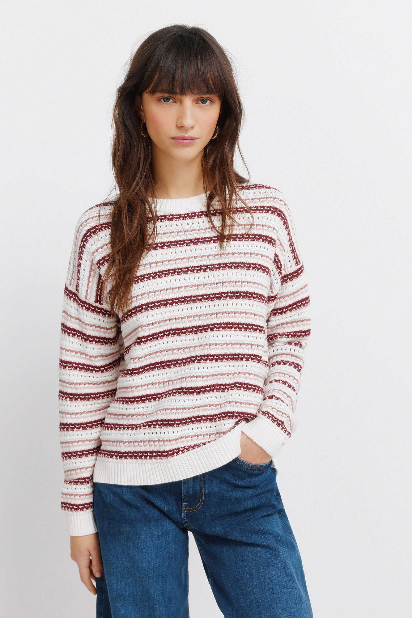 Springfield Su&eacute;ter de tejido de rayas