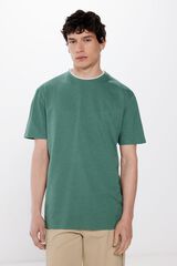 Springfield Playera doble piqué verde