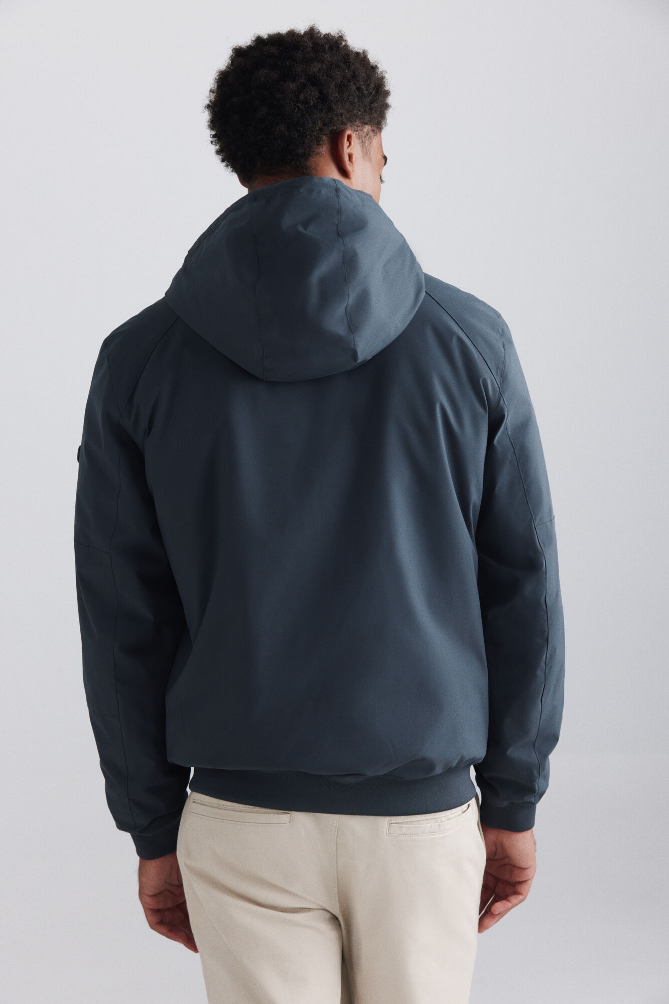 Springfield Chamarra t&eacute;cnica acolchada azul indigo