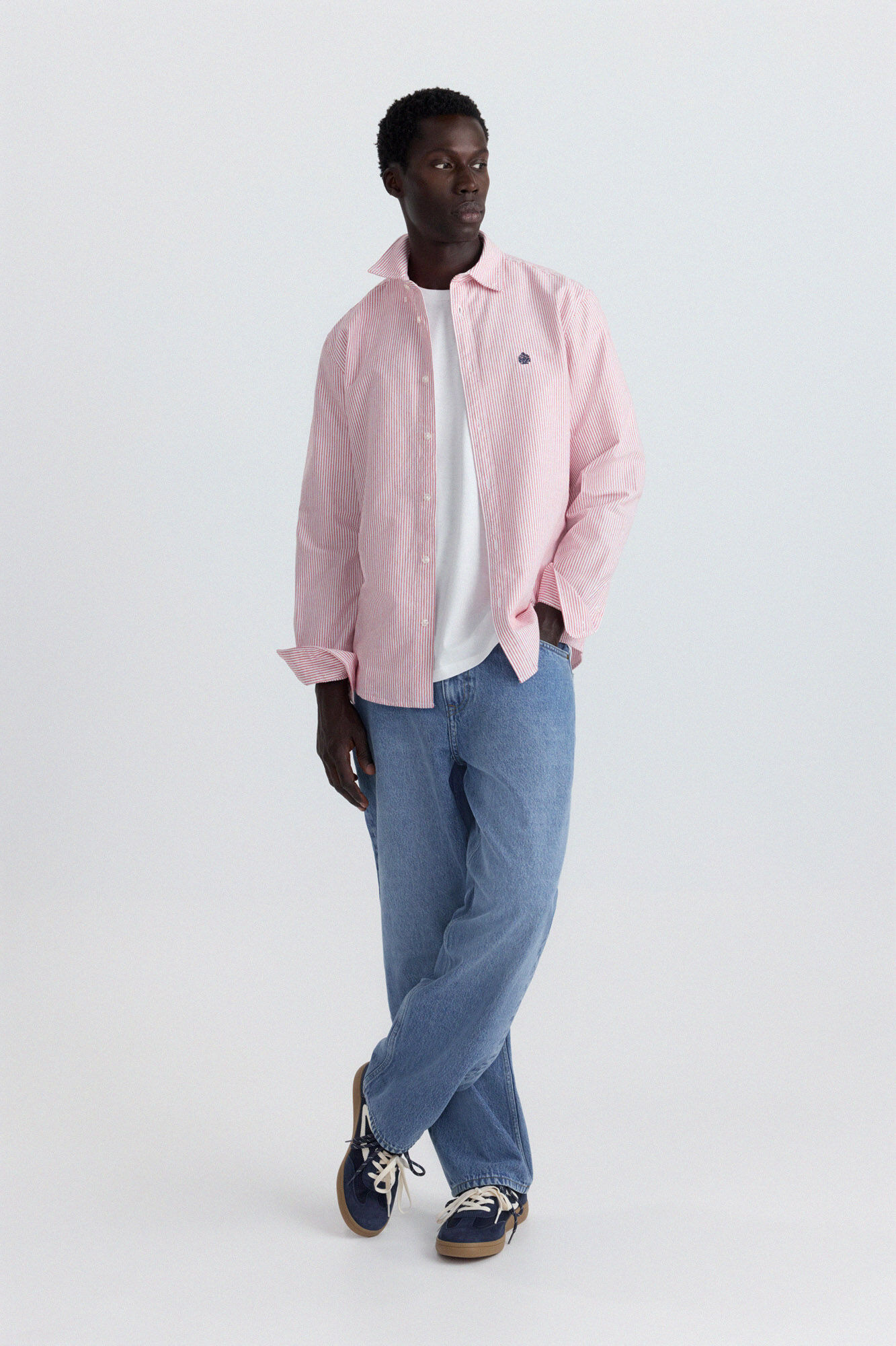 Springfield Camisa oxford de rayas