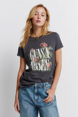 Springfield Playera manga corta gris