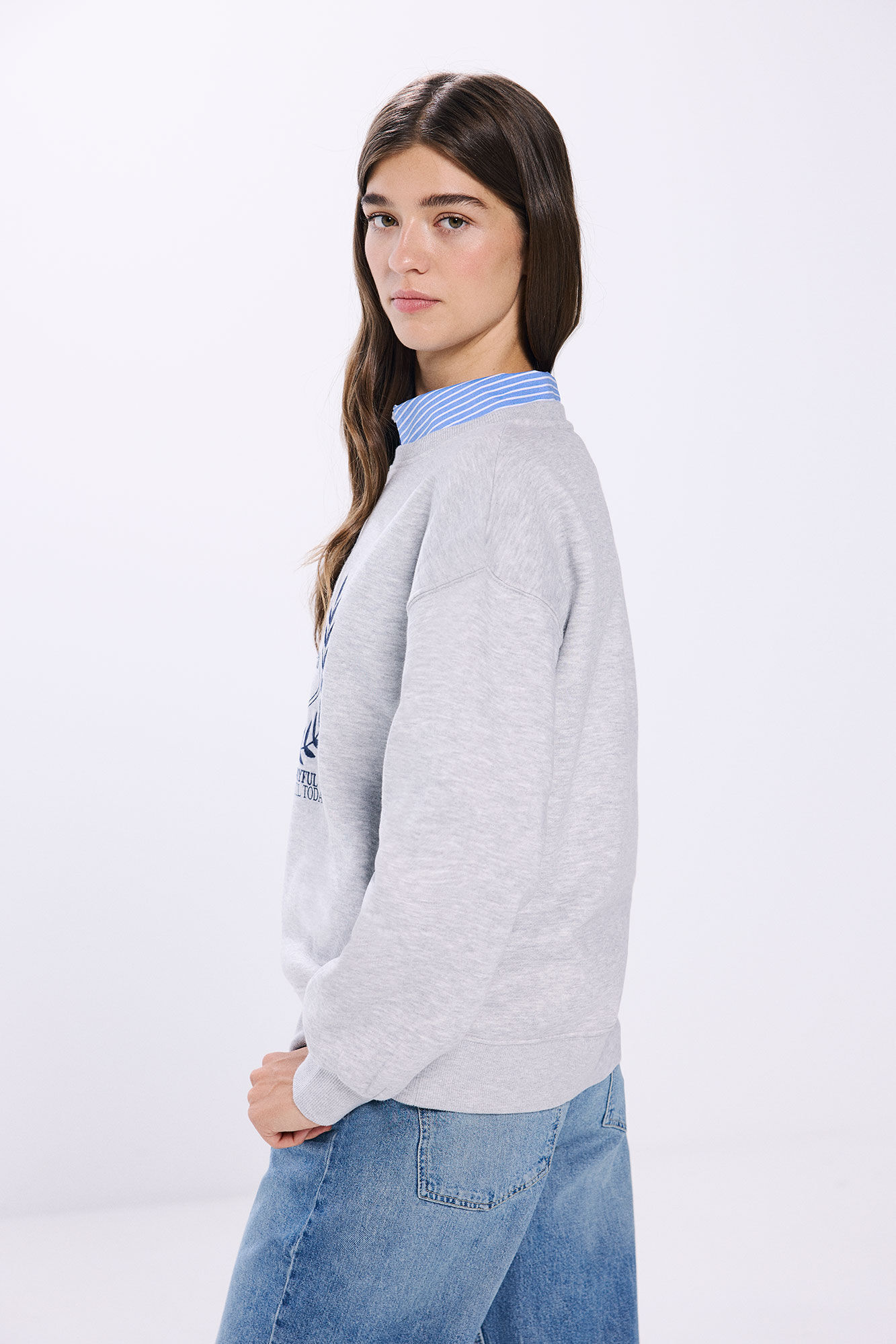 Springfield Sudadera "Forever 19 S 88" gris