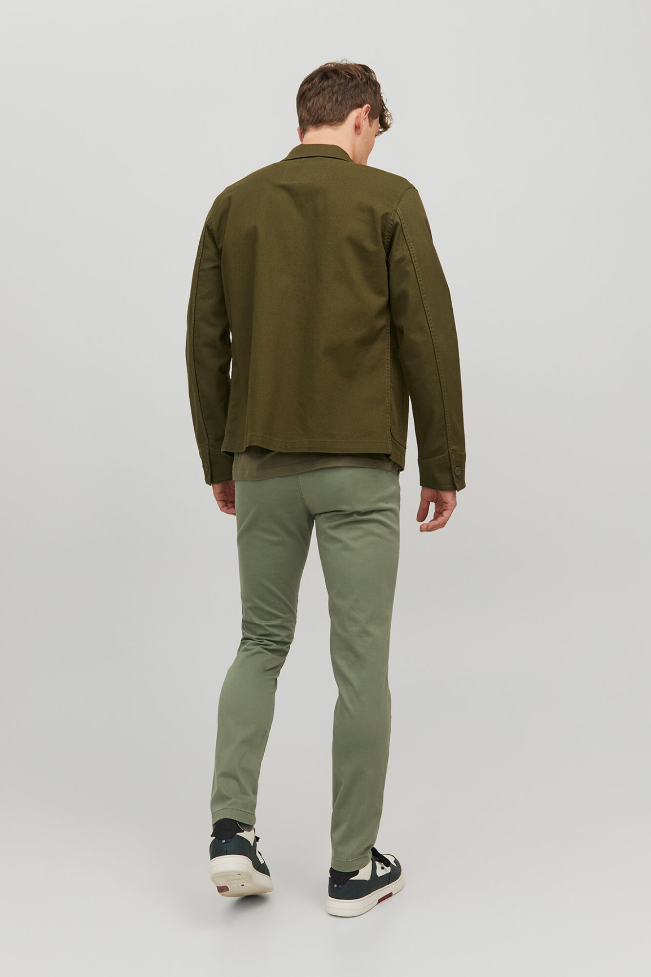 Jack & Jones Pantal&oacute;n chino slim verde
