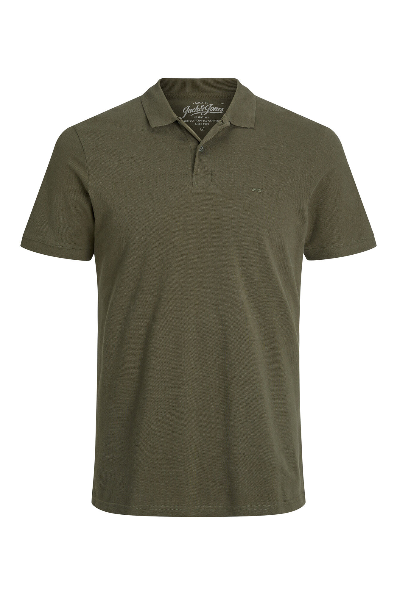 Jack & Jones Polo slim fit liso verde