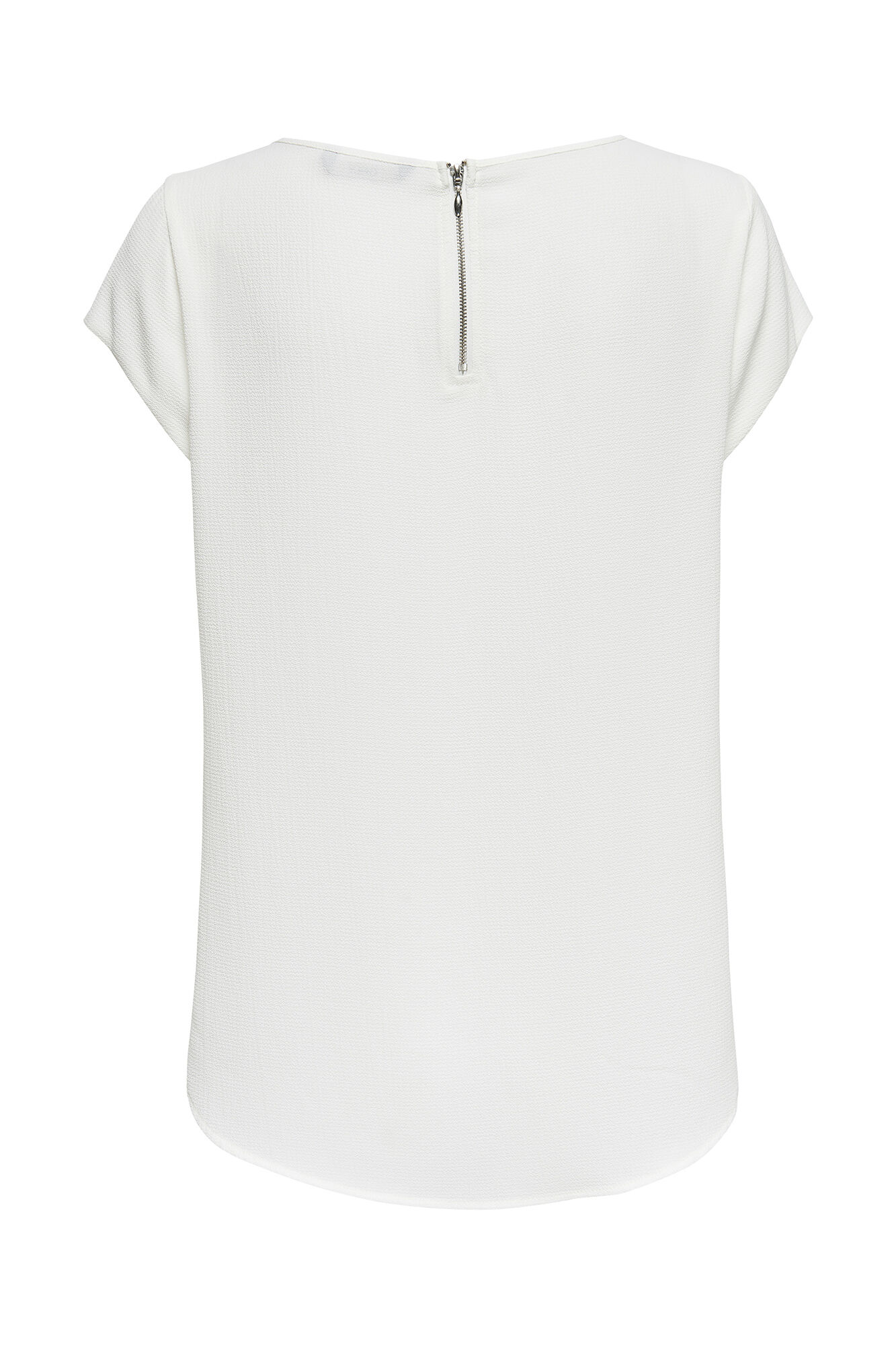 Only Playera lisa fluida natural