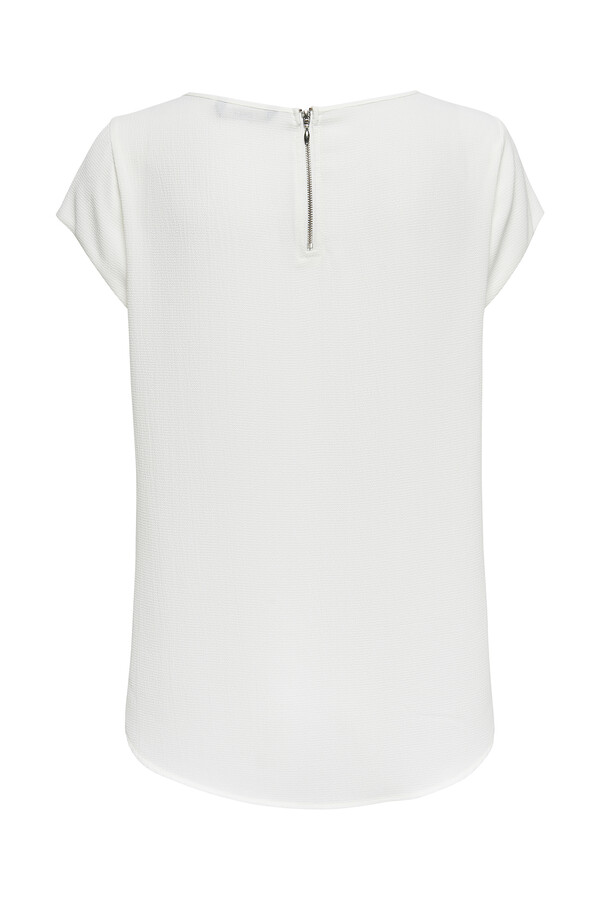 Only Playera lisa fluida natural