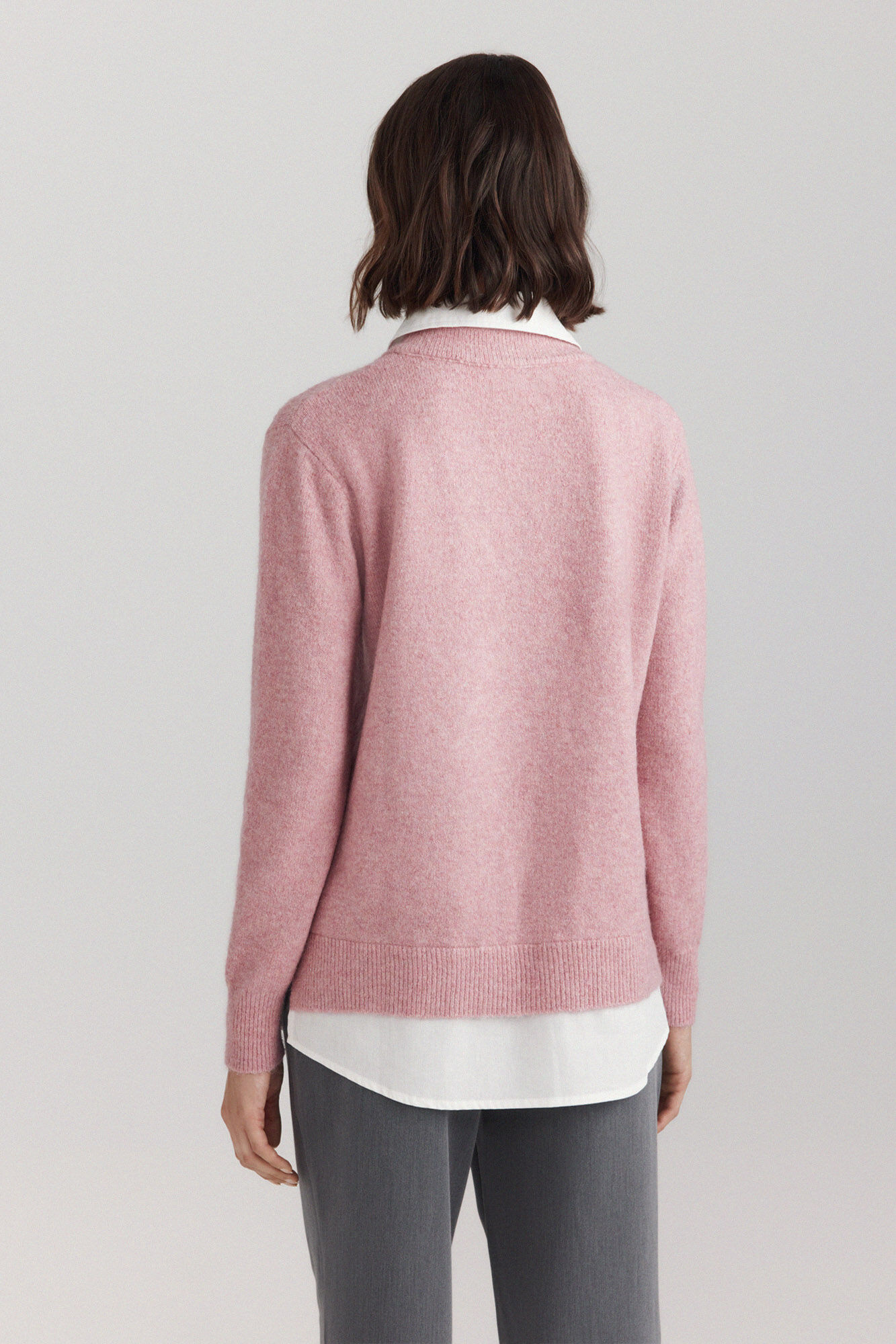 Springfield Su&eacute;ter cuello redondo rosa