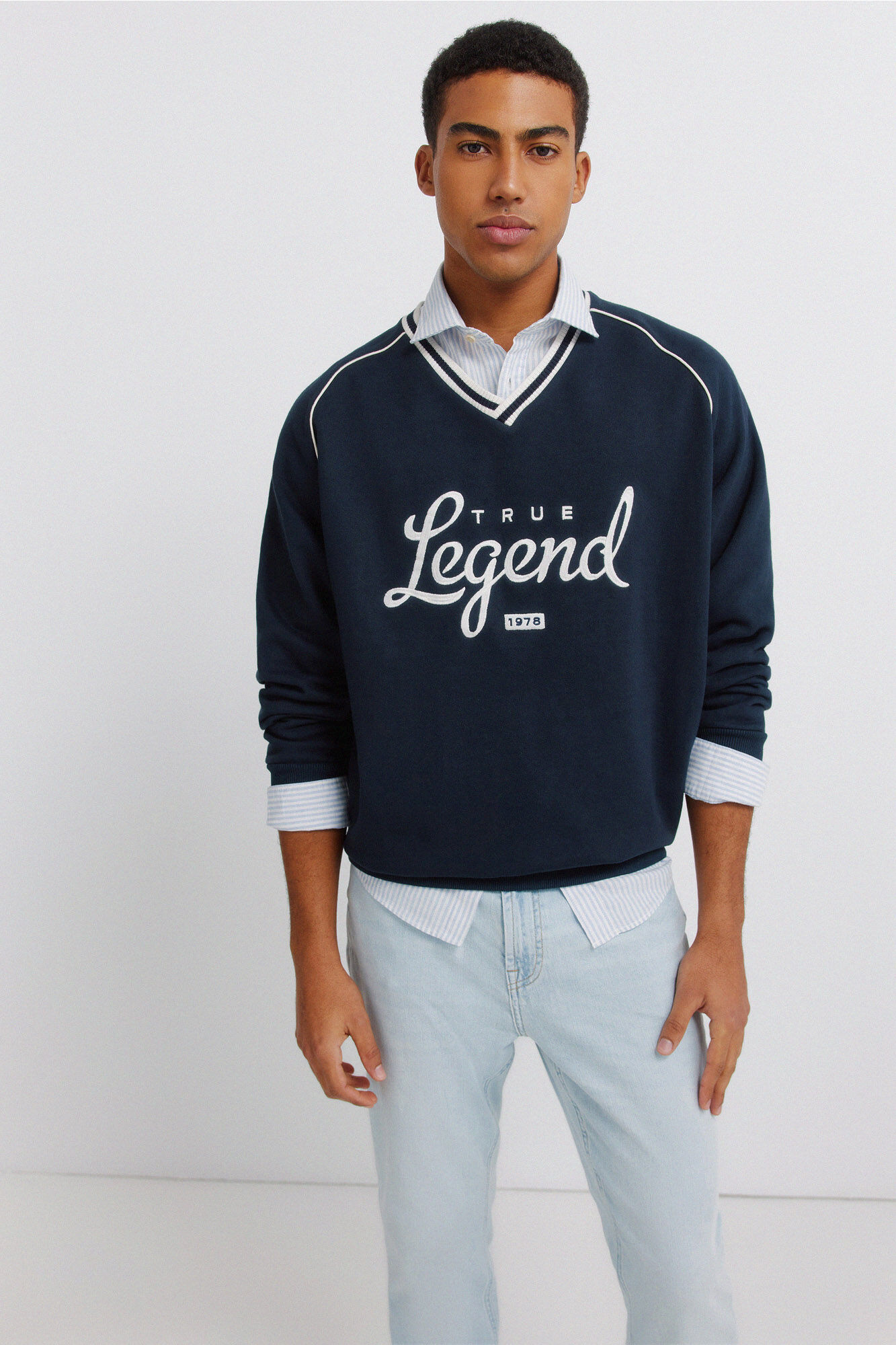 Springfield Jeans ultraligero lavado claro slim fit azul indigo