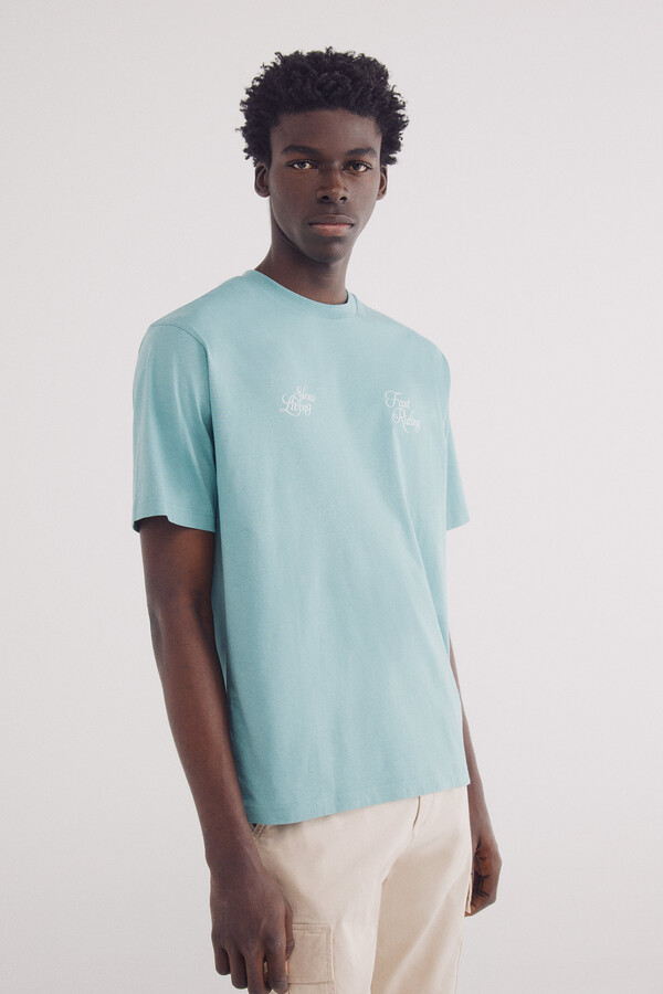 Springfield Playera slow living verde