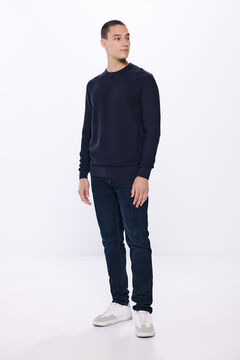 Springfield Vaquero slim fit azul muy oscuro azul