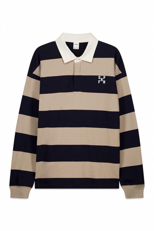 Springfield Rugby Polo Polo rugby manga larga a rayas | Polos de hombre | Springfield-MX