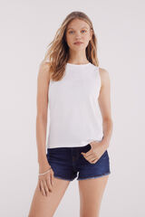 Springfield Playera tachuelas cristal natural