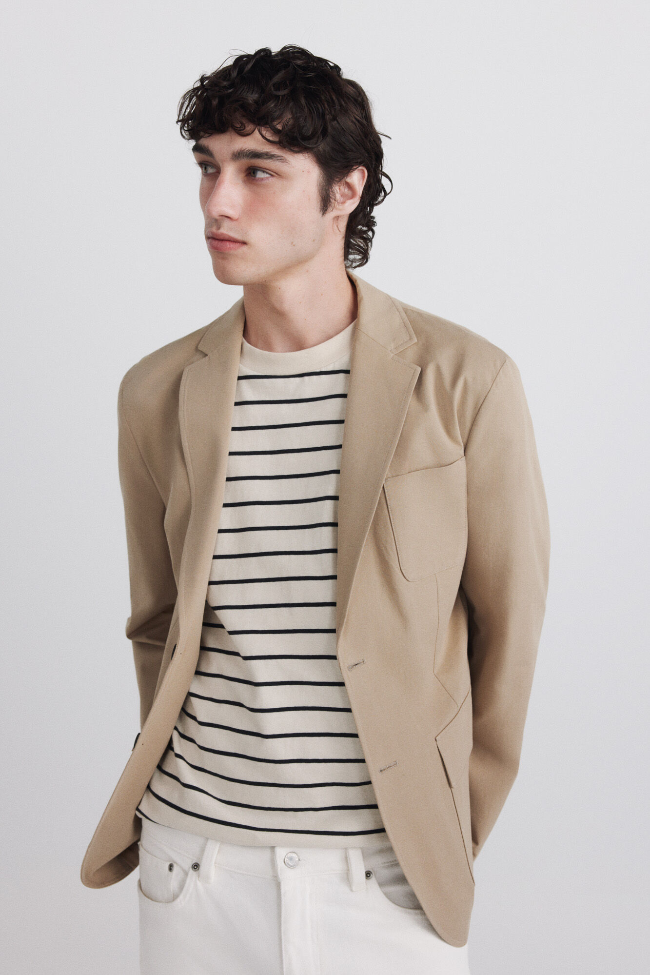 Springfield Blazer de algod&oacute;n