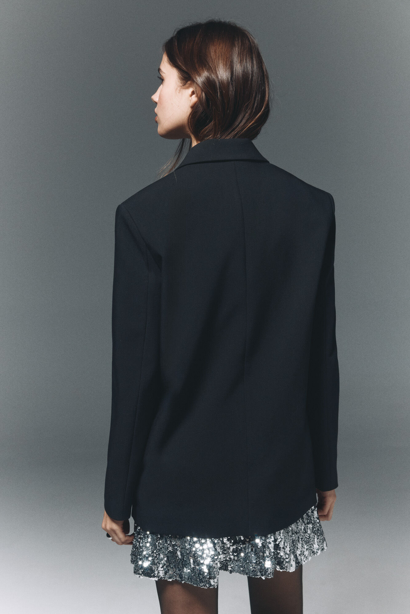 High Spirits Chamarra mandona negro