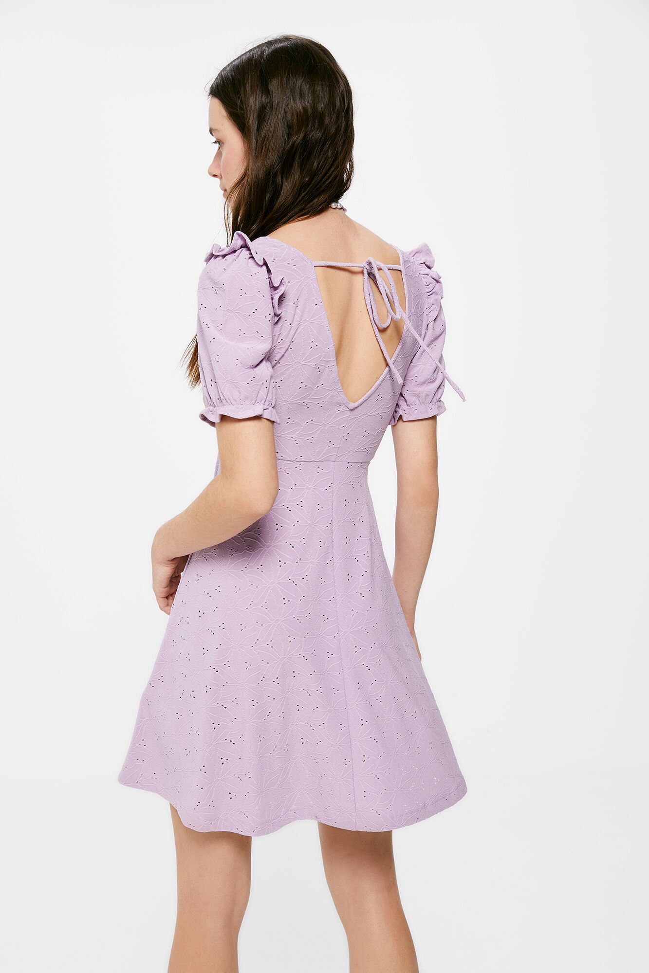 Springfield Vestido Corto Estructura morado/lila