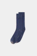 Springfield Calcetín melange azul
