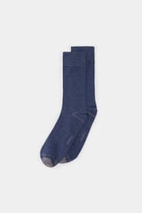 Springfield Calcetín melange azul