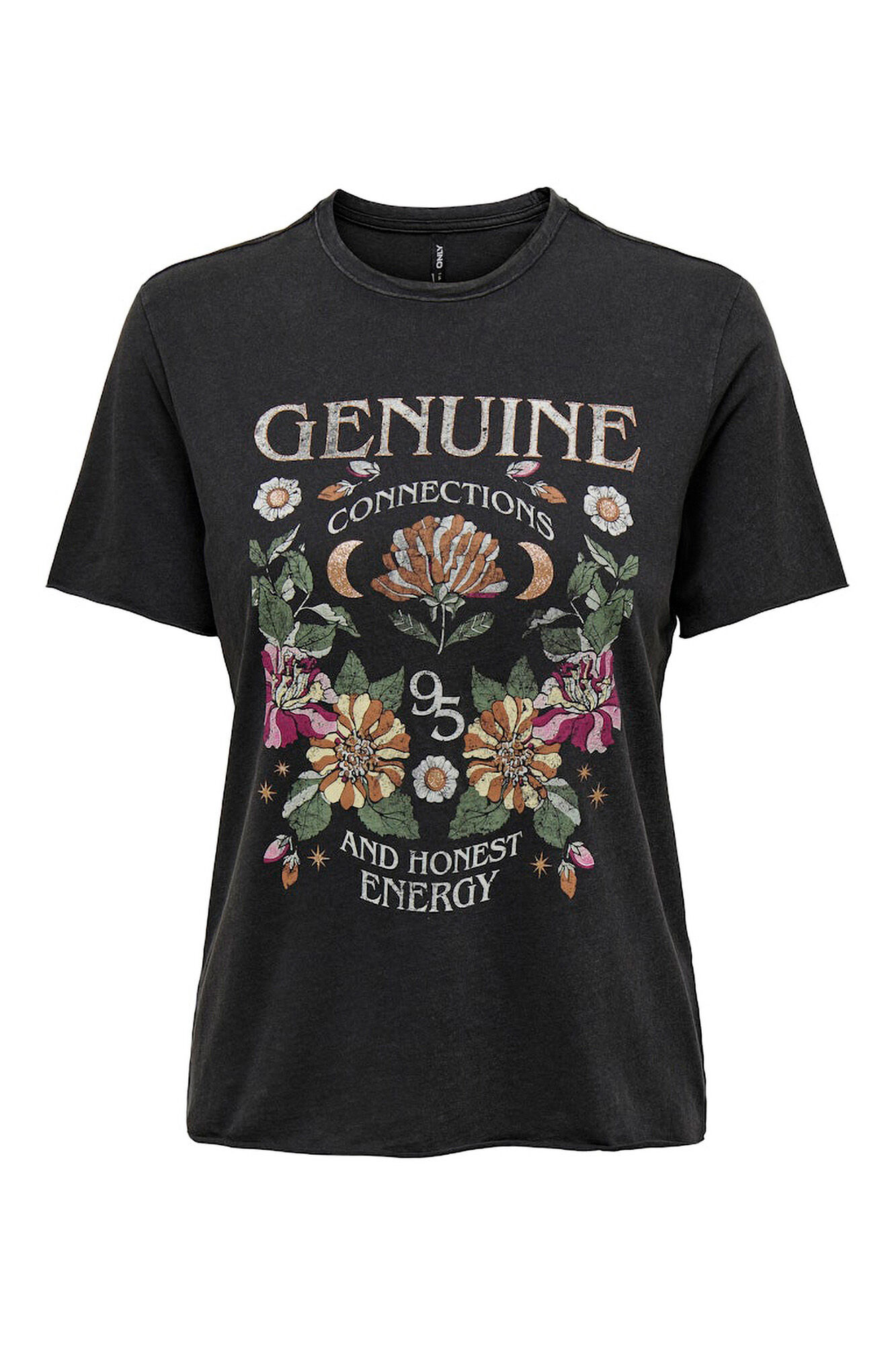 Only Playera estampada de manga corta  gris