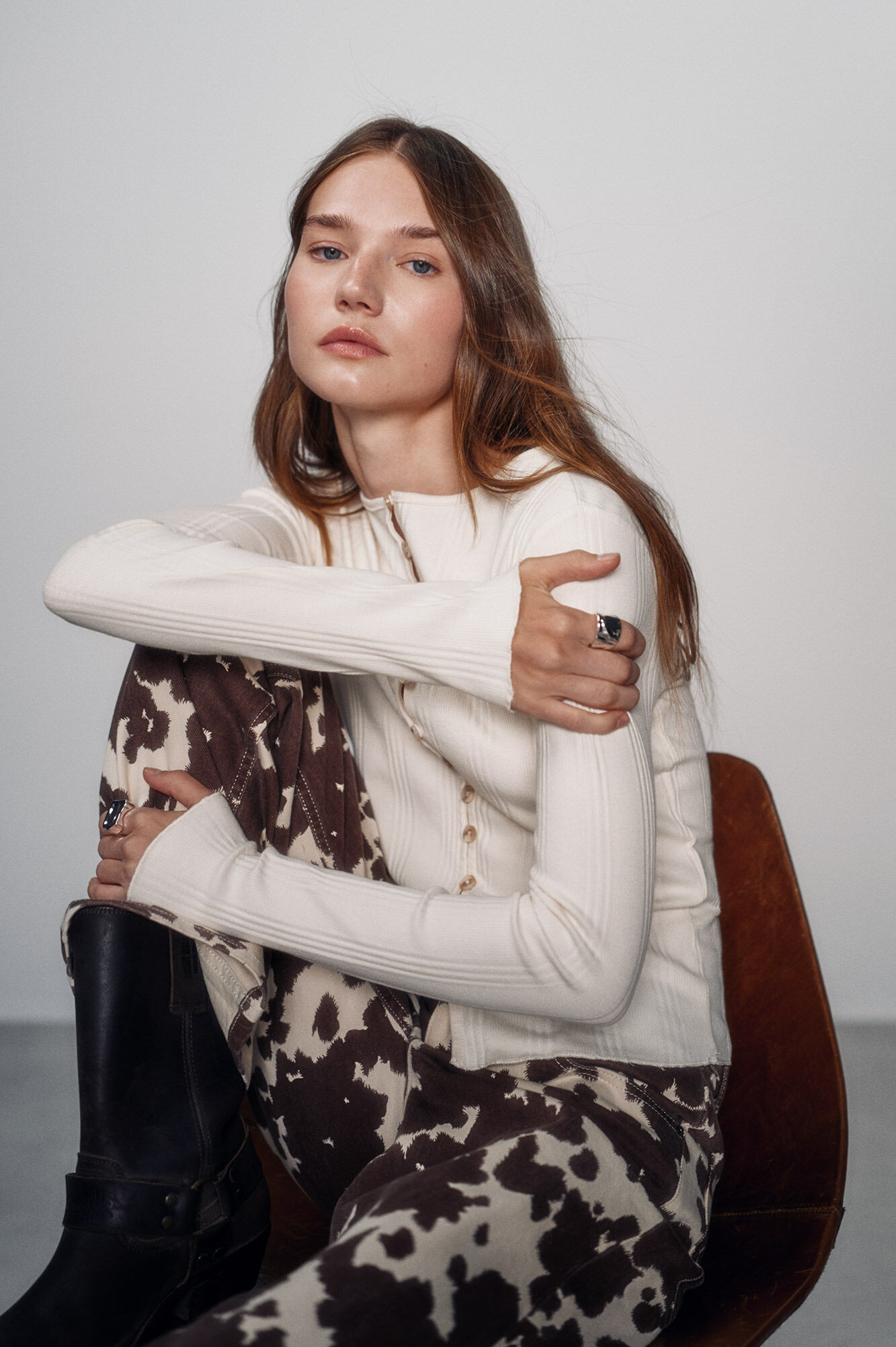 High Spirits Rebecca Check beige