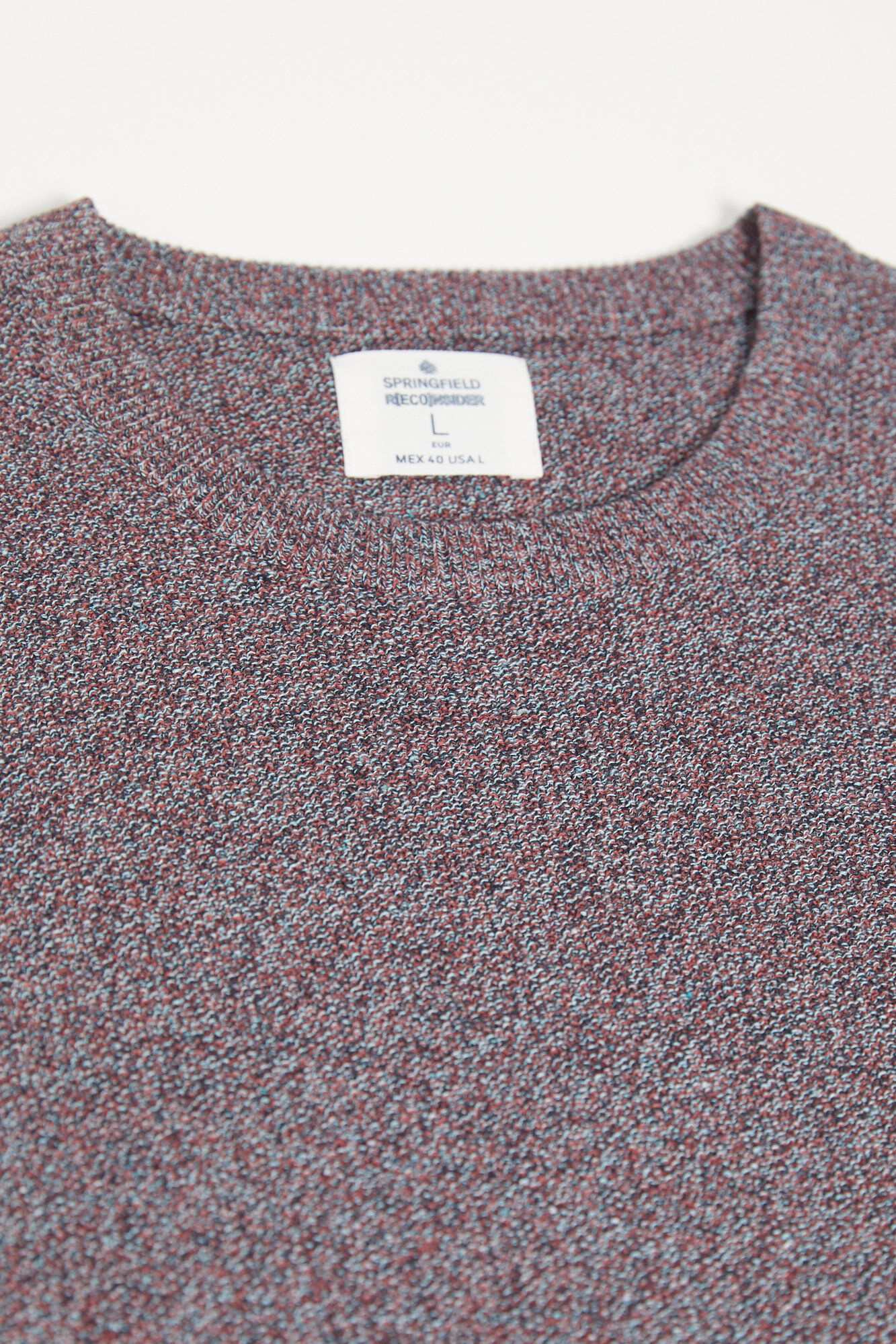 Springfield Su&eacute;ter torzal estructura naranja