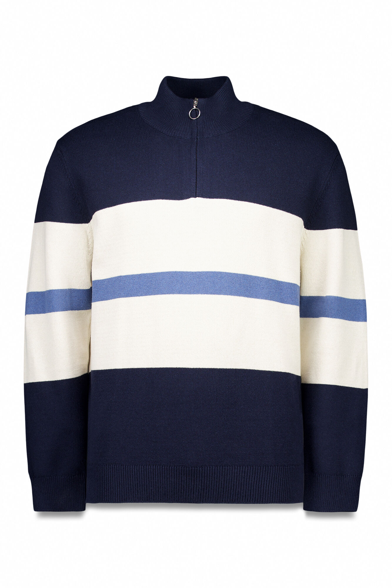 Springfield Su&eacute;ter cierre bloque color marino