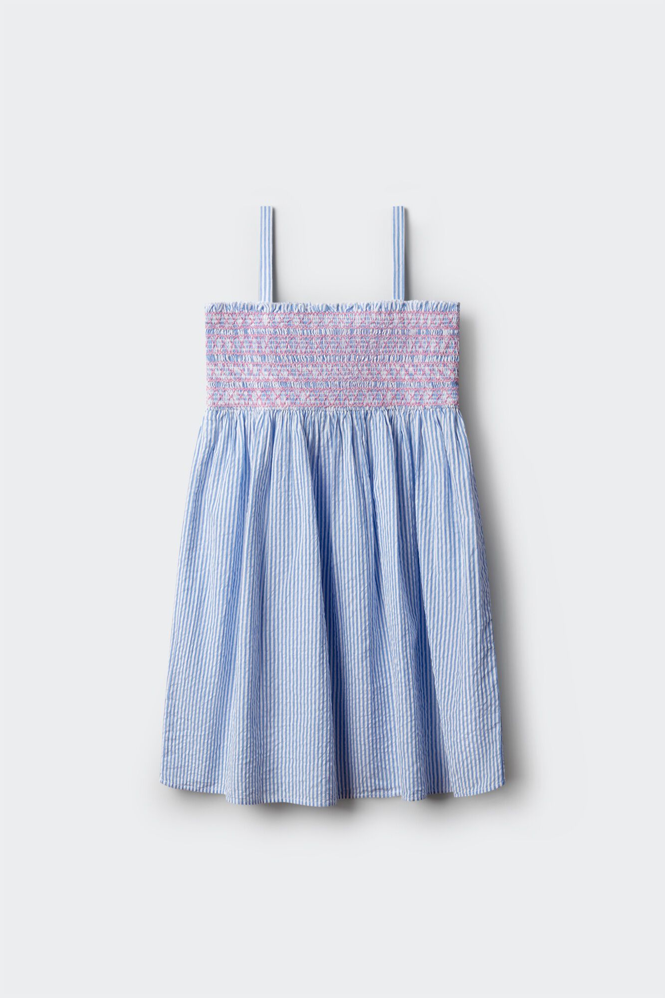 Springfield Kids Vestido de rayas oxford para ni&ntilde;a