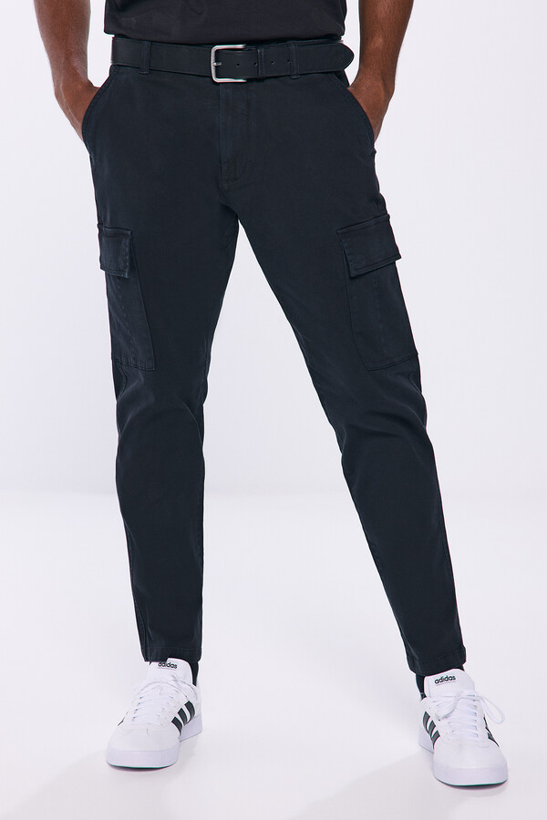 Springfield Pantalón cargo negro