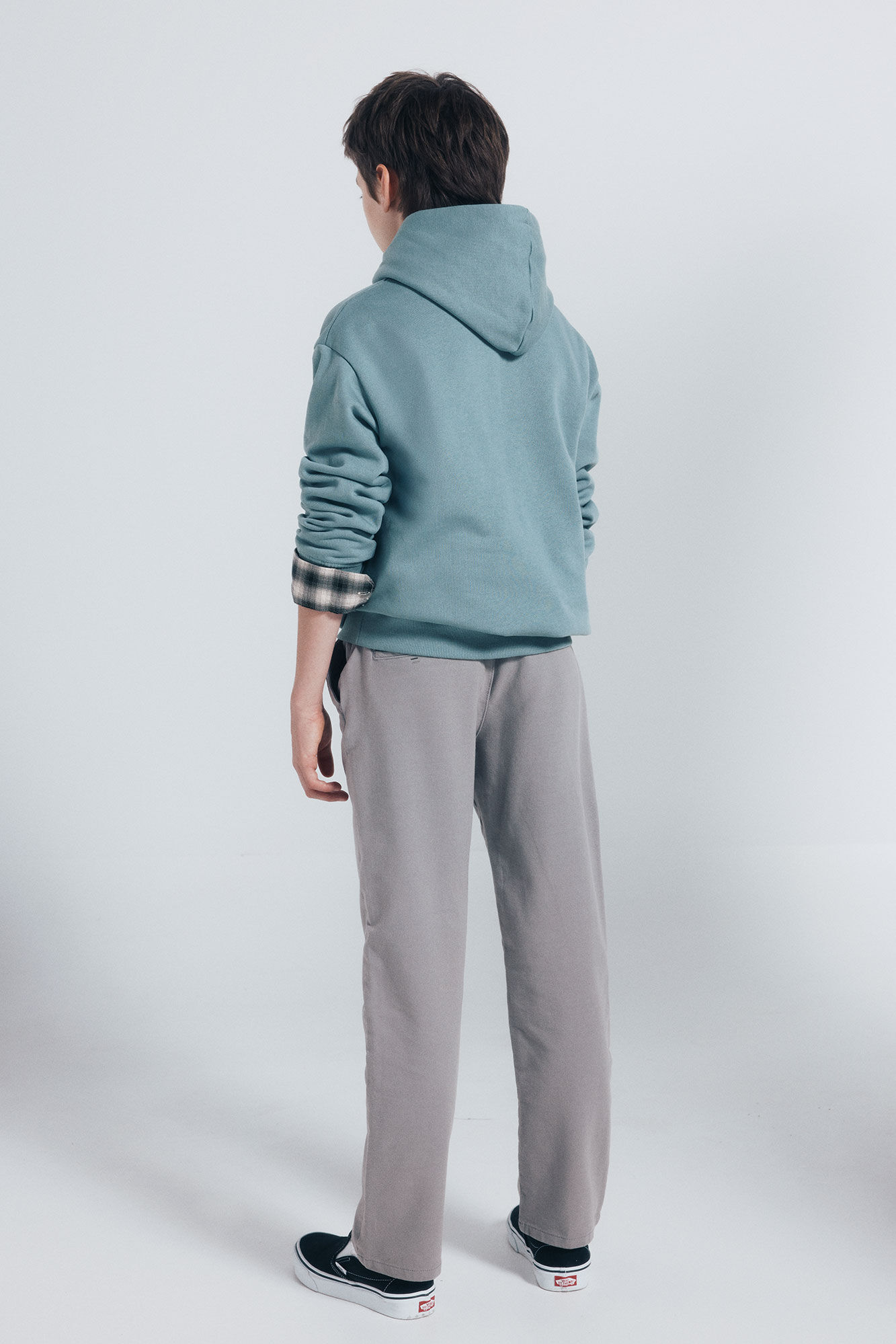 Springfield Kids Pantal&oacute;n chino comfort slim fit ni&ntilde;o gris