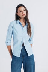 Springfield Camisa oxford algodón azul