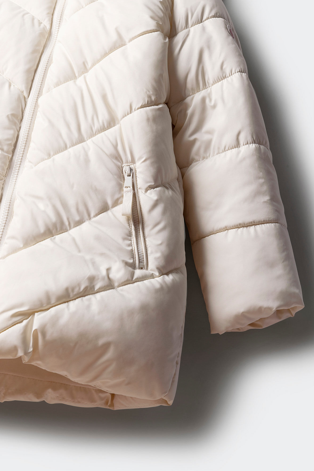 Springfield Kids Abrigo de plumas largo para ni&ntilde;a caf&eacute;