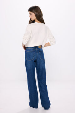 Springfield Jeans Wide Leg azul