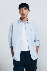 Springfield Camisa Oxford azul