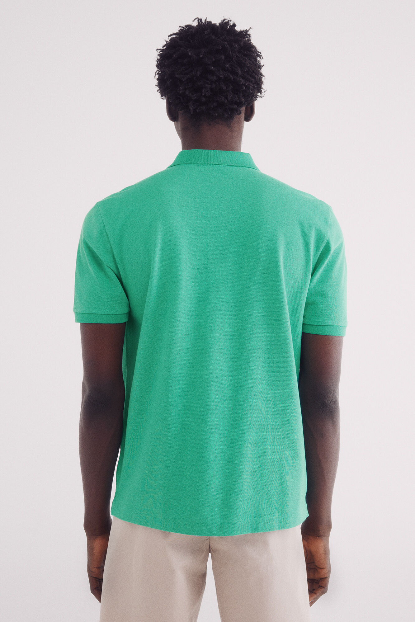 Springfield Polo piqu&eacute; b&aacute;sico regular fit verde