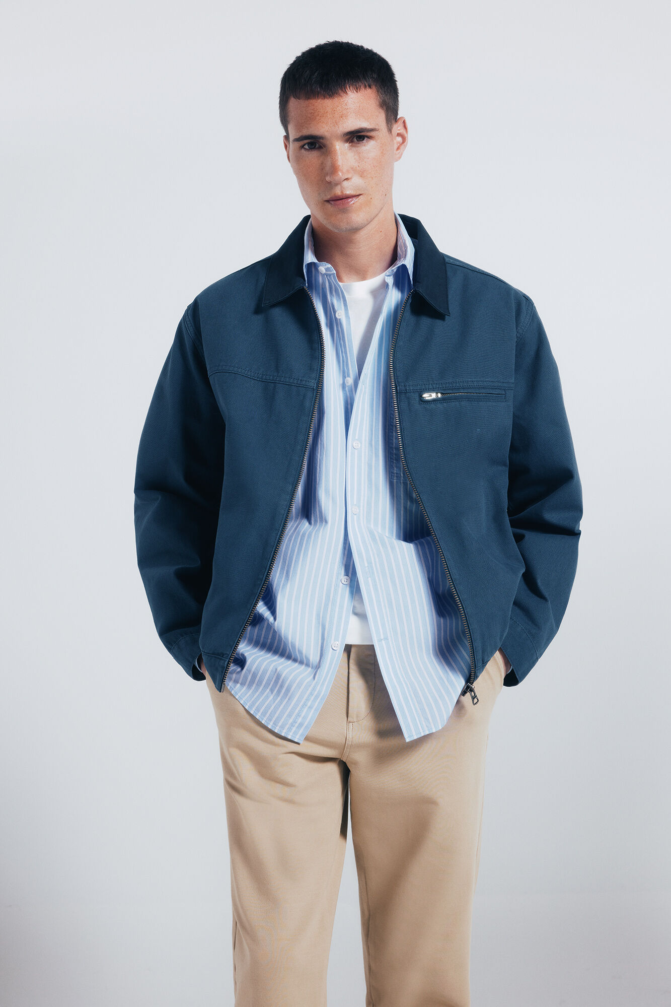 Springfield Pantal&oacute;n chino comfort slim fit beige