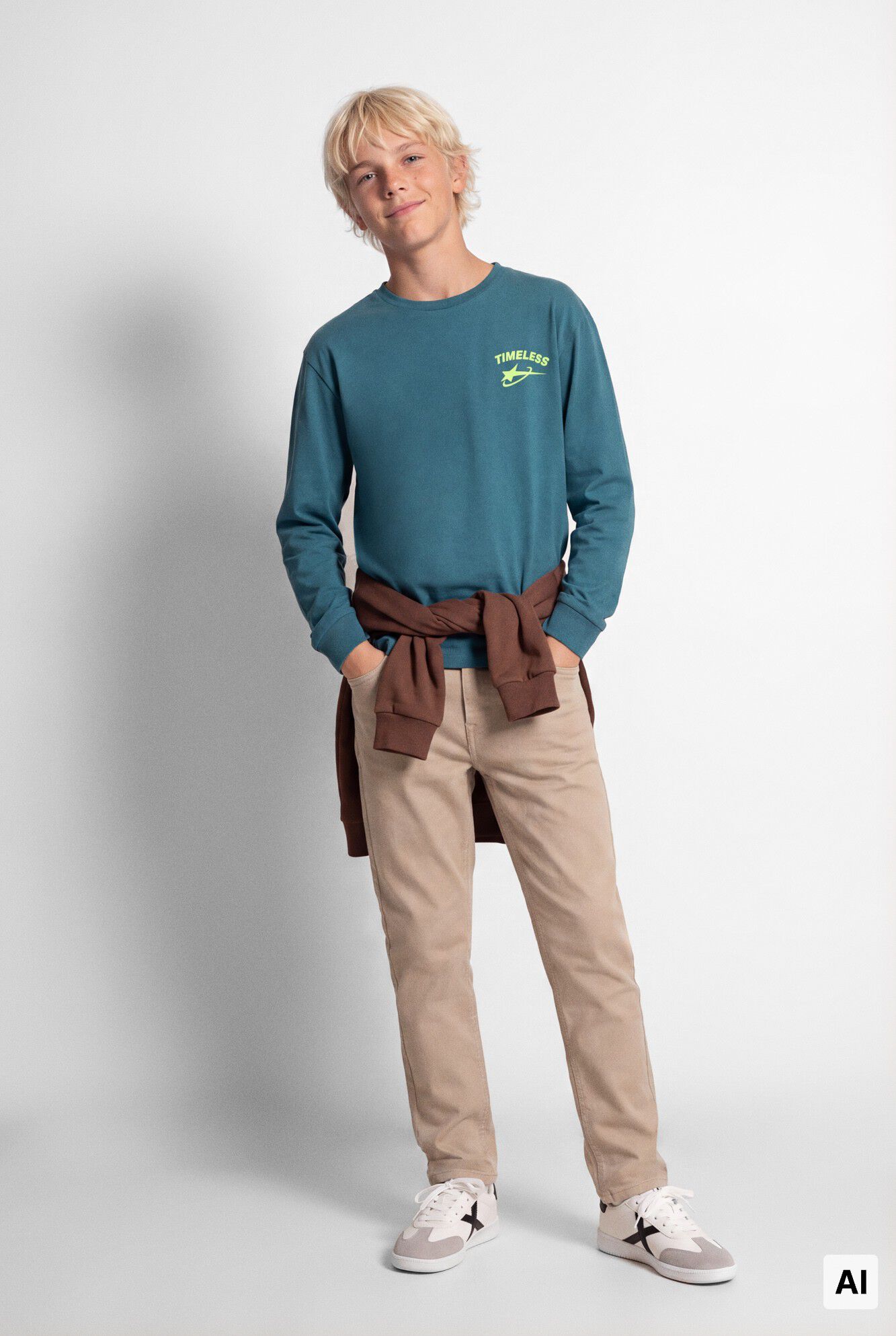 Springfield Kids Playera manga larga "Timeless" ni&ntilde;o