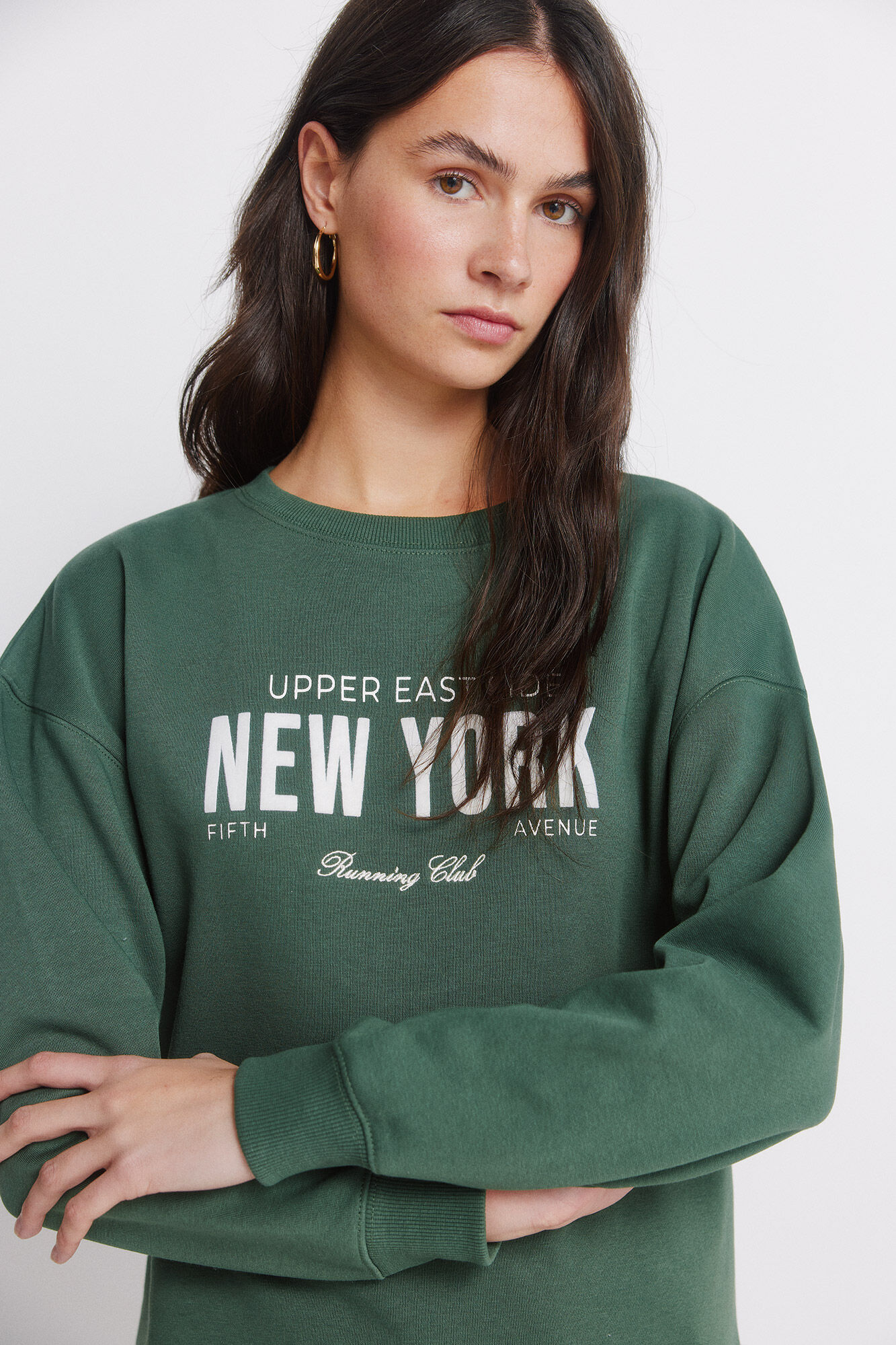 Springfield Sudadera " New York" verde